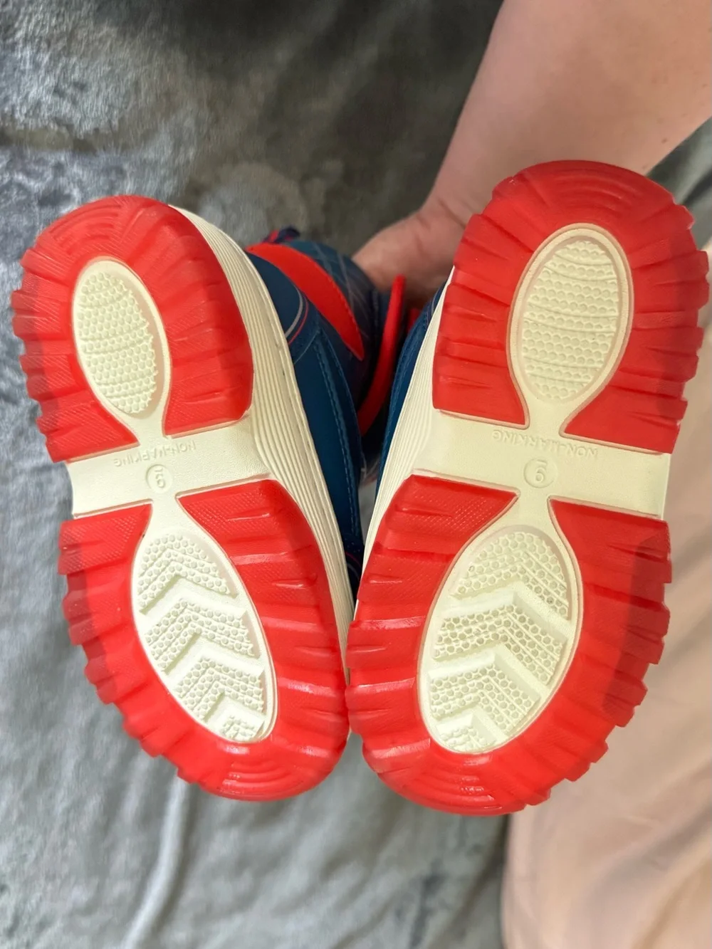 Marvel Kids Blue & Red Spider-Man Snow Boots toddler 9